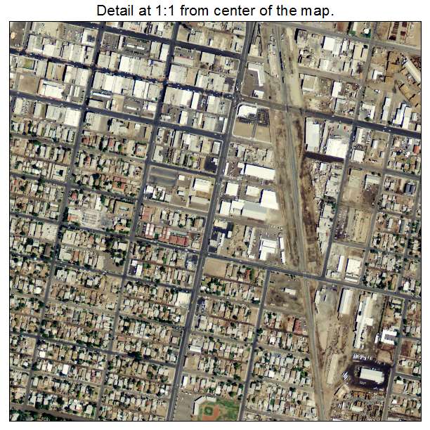 El Centro, California aerial imagery detail