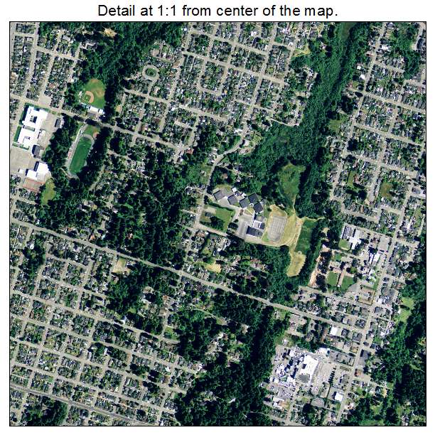 Eureka, California aerial imagery detail