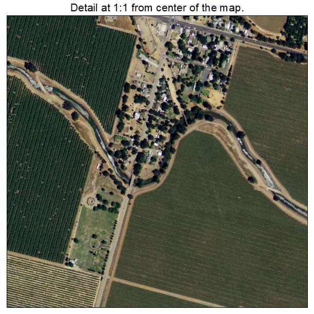 Farmington, California aerial imagery detail