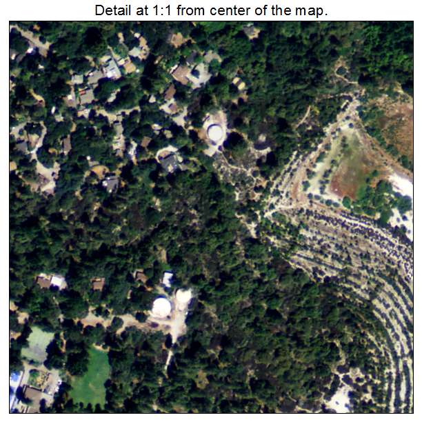 Felton, California aerial imagery detail