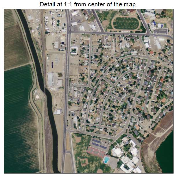 Firebaugh, California aerial imagery detail