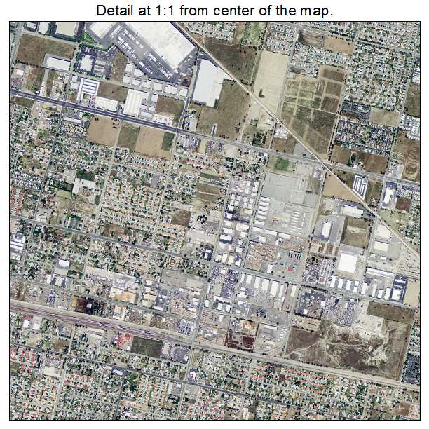 Fontana, California aerial imagery detail