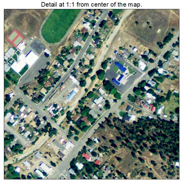 Fort Jones, California aerial imagery detail