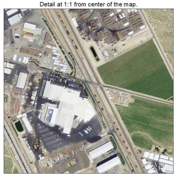 Fowler, California aerial imagery detail