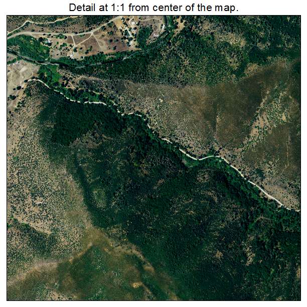 French Gulch, California aerial imagery detail