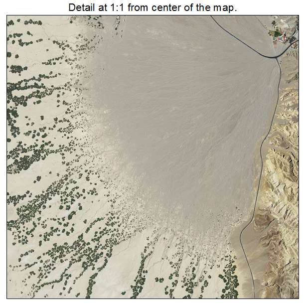 Furnace Creek, California aerial imagery detail