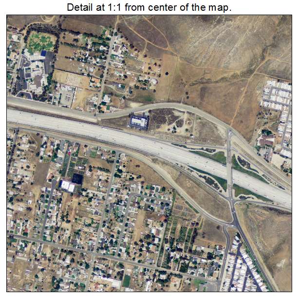 Glen Avon, California aerial imagery detail