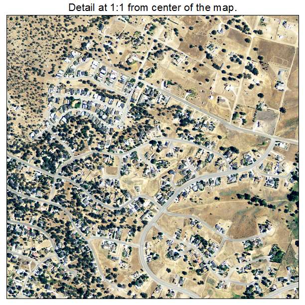 Golden Hills, California aerial imagery detail