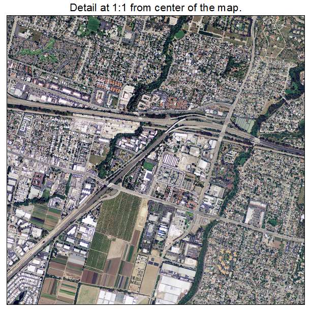 Goleta, California aerial imagery detail