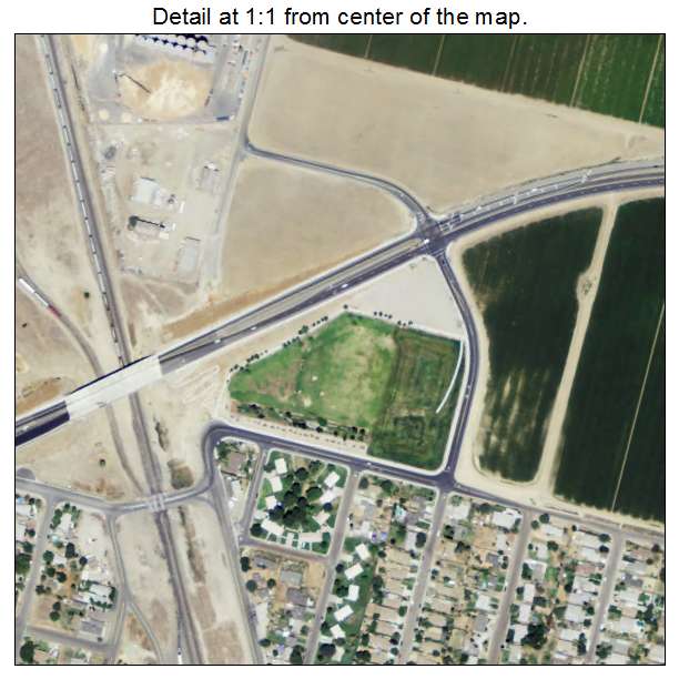 Goshen, California aerial imagery detail
