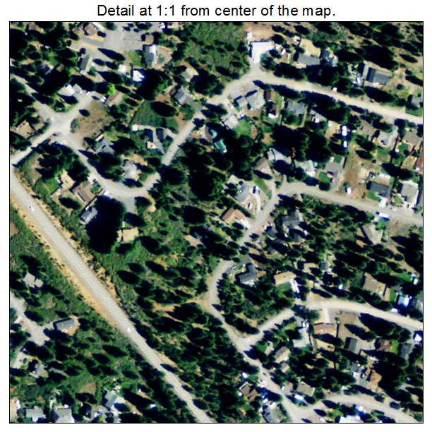 Hamilton Branch, California aerial imagery detail