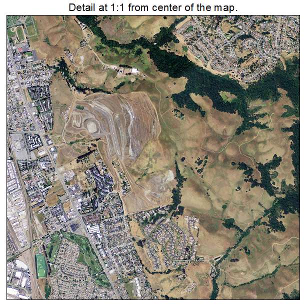Hayward, California aerial imagery detail