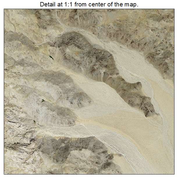 Homewood Canyon Valley Wells, California aerial imagery detail