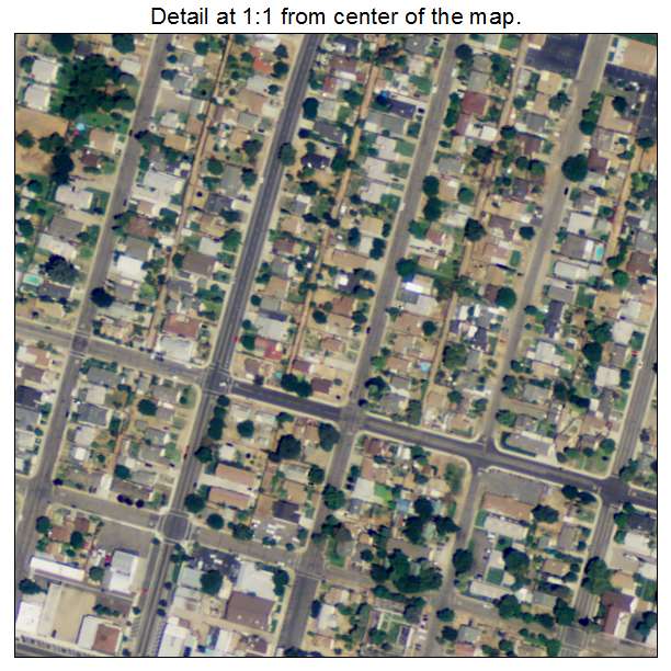Hughson, California aerial imagery detail