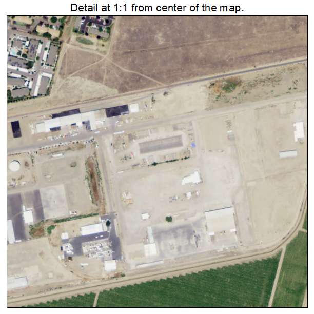 Huron, California aerial imagery detail