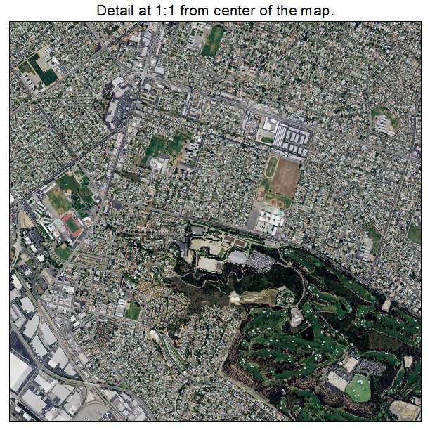 Industry, California aerial imagery detail