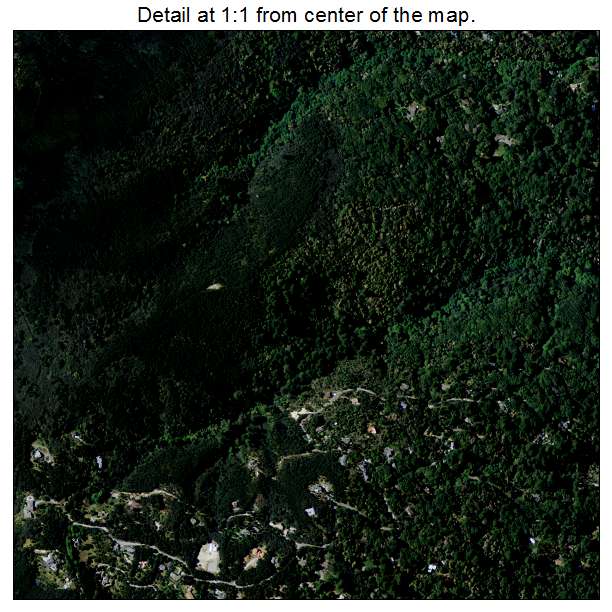 Inverness, California aerial imagery detail