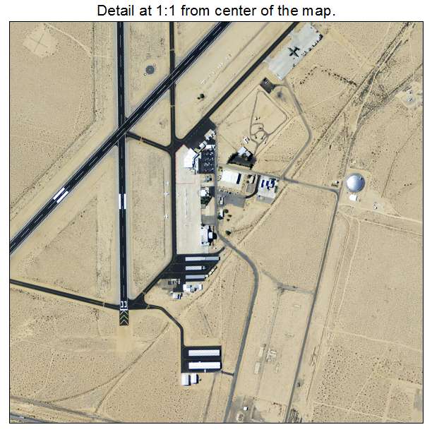 Inyokern, California aerial imagery detail