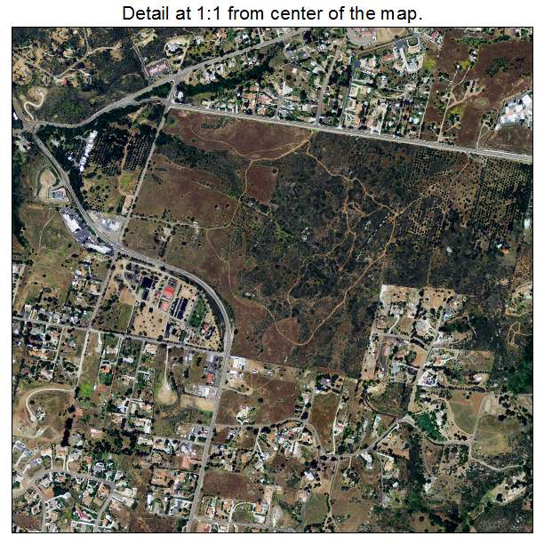 Jamul, California aerial imagery detail