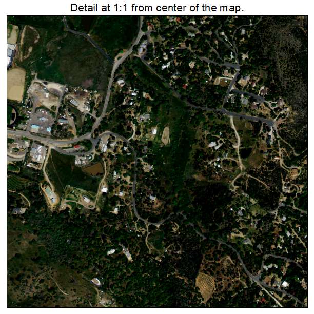 Julian, California aerial imagery detail
