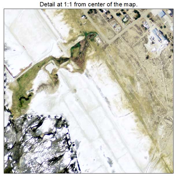 Keeler, California aerial imagery detail