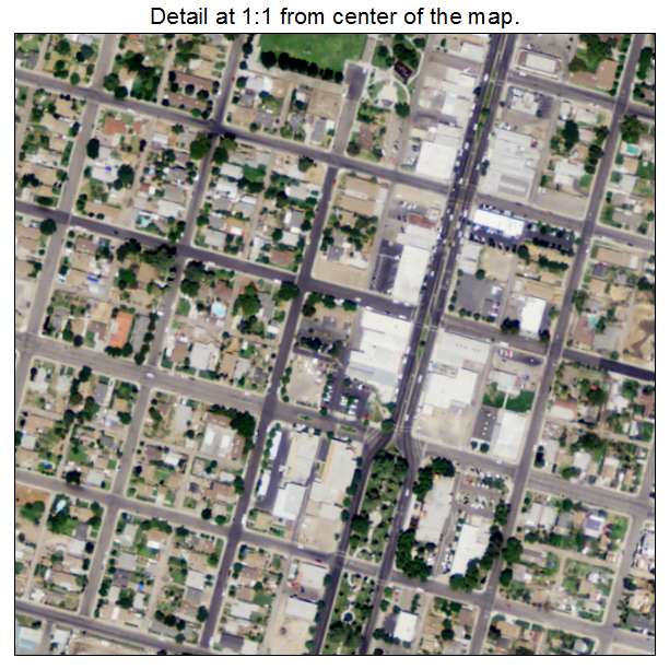 Kerman, California aerial imagery detail