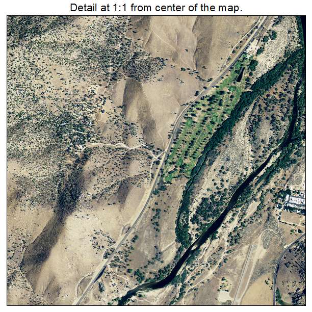 Kernville, California aerial imagery detail