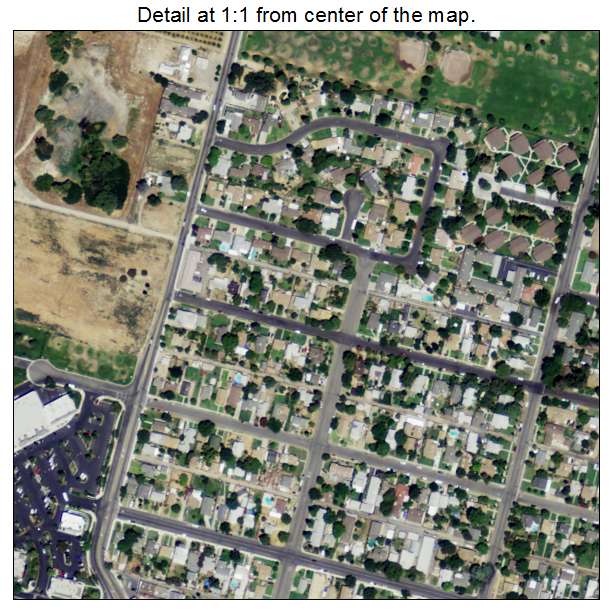 Kingsburg, California aerial imagery detail