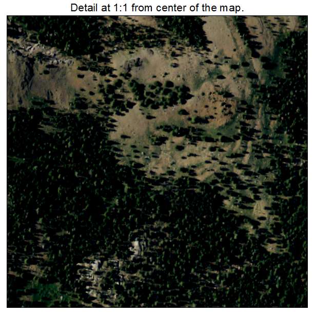 Kirkwood, California aerial imagery detail