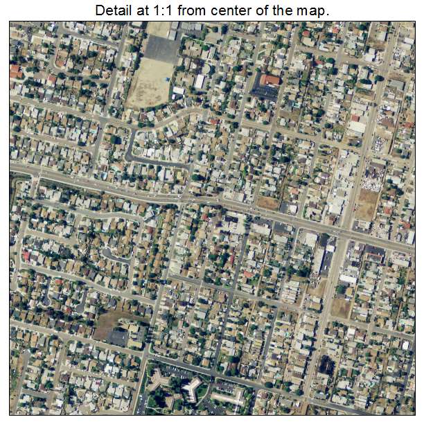 La Presa, California aerial imagery detail