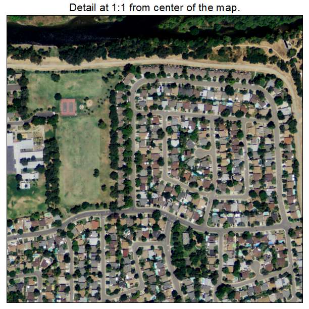 La Riviera, California aerial imagery detail