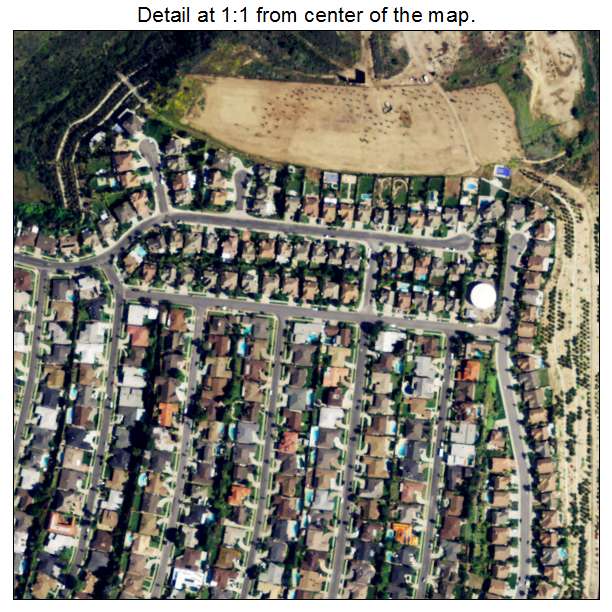 Ladera Heights, California aerial imagery detail