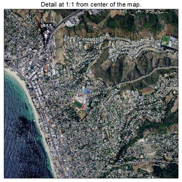 Laguna Beach, California aerial imagery detail