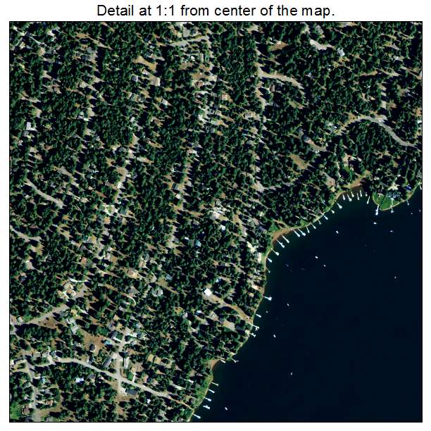 Lake Almanor Country Club, California aerial imagery detail