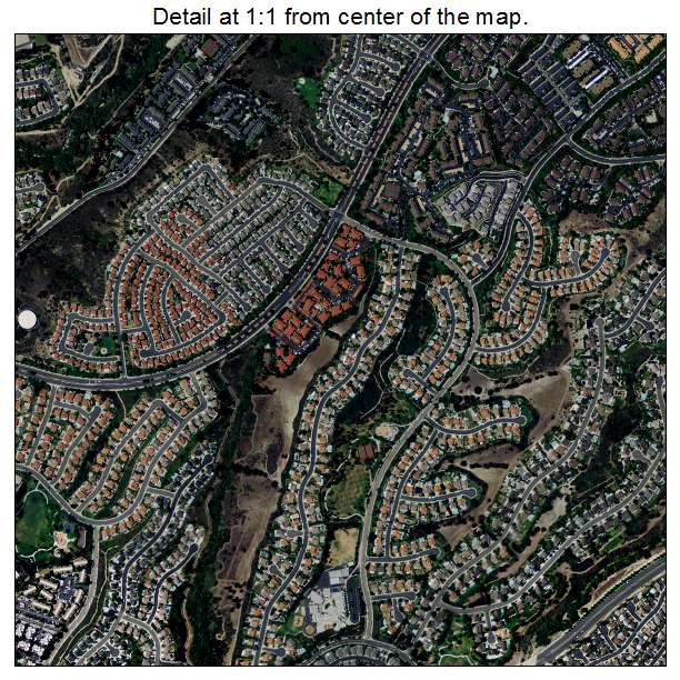 Lake Forest, California aerial imagery detail