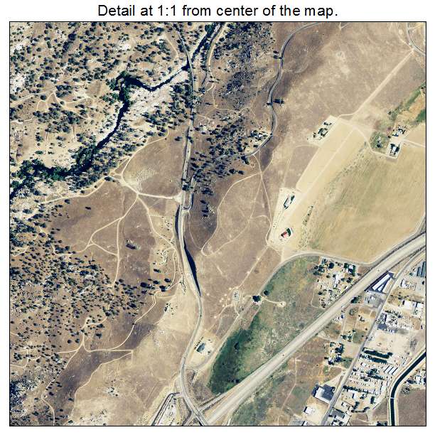 Lake Isabella, California aerial imagery detail