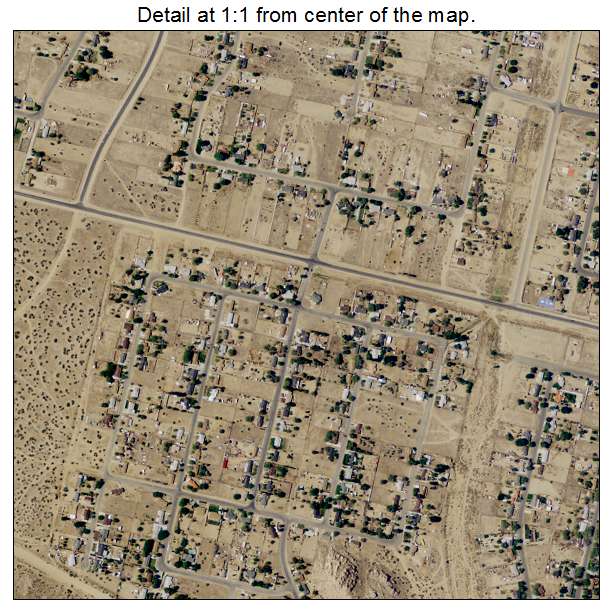 Lake Los Angeles, California aerial imagery detail