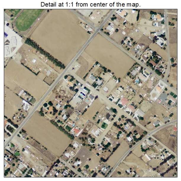Lakeview, California aerial imagery detail