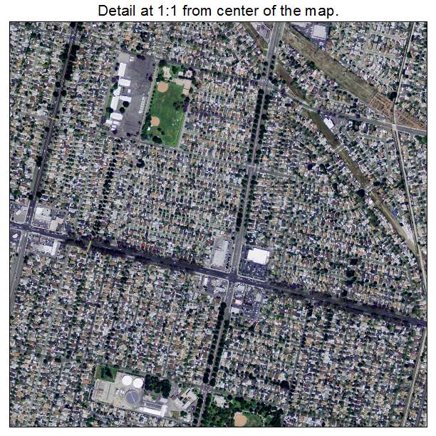 Lakewood, California aerial imagery detail