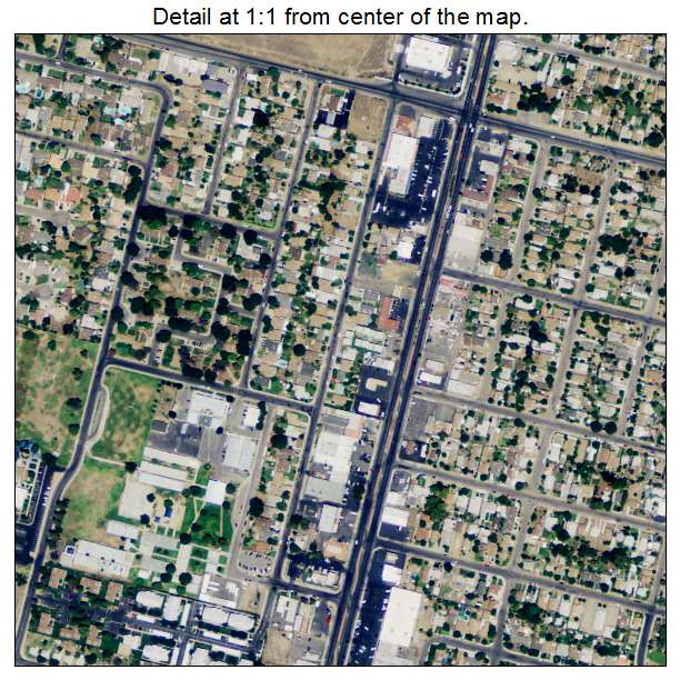 Lamont, California aerial imagery detail