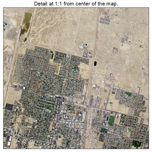 Lancaster, California aerial imagery detail