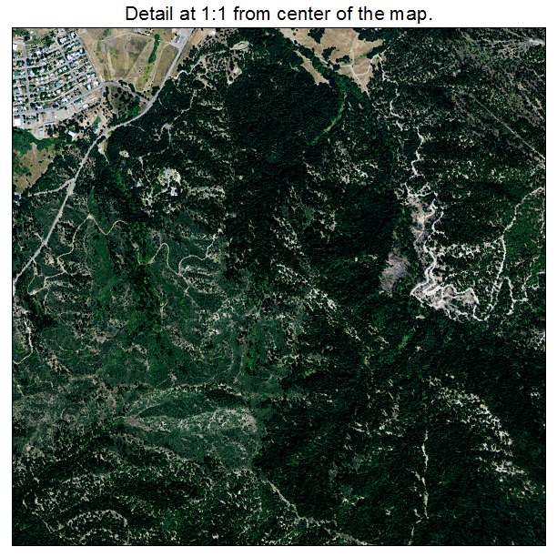 Lewiston, California aerial imagery detail