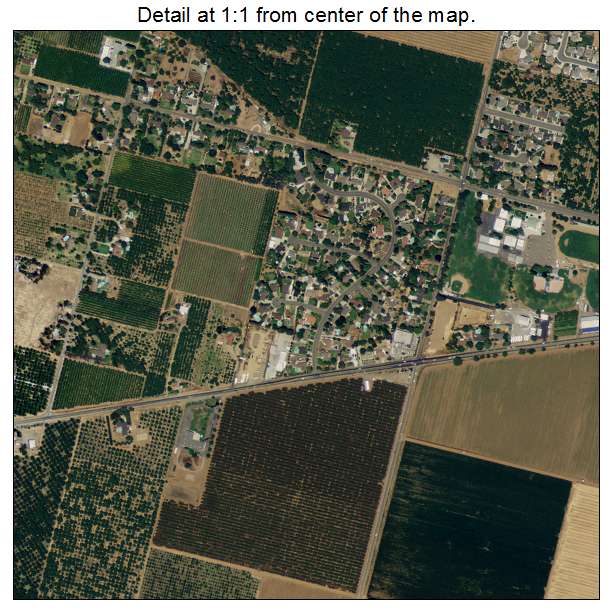Linden, California aerial imagery detail