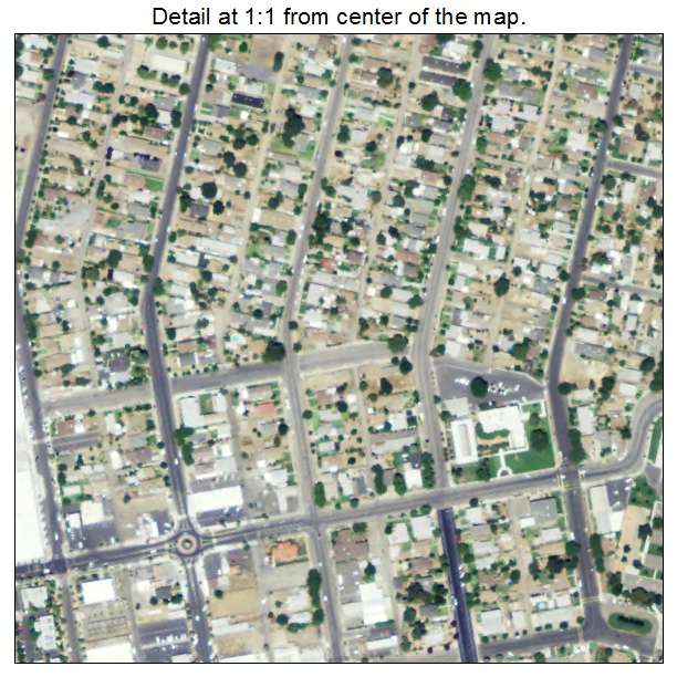 Lindsay, California aerial imagery detail