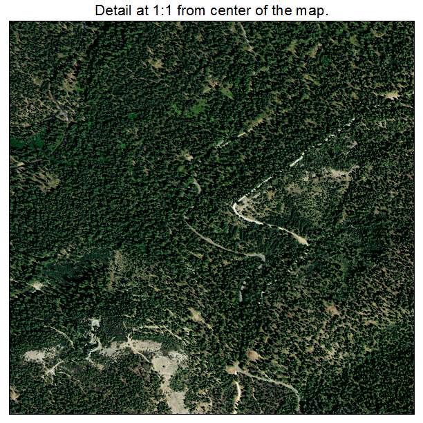 Little Grass Valley, California aerial imagery detail