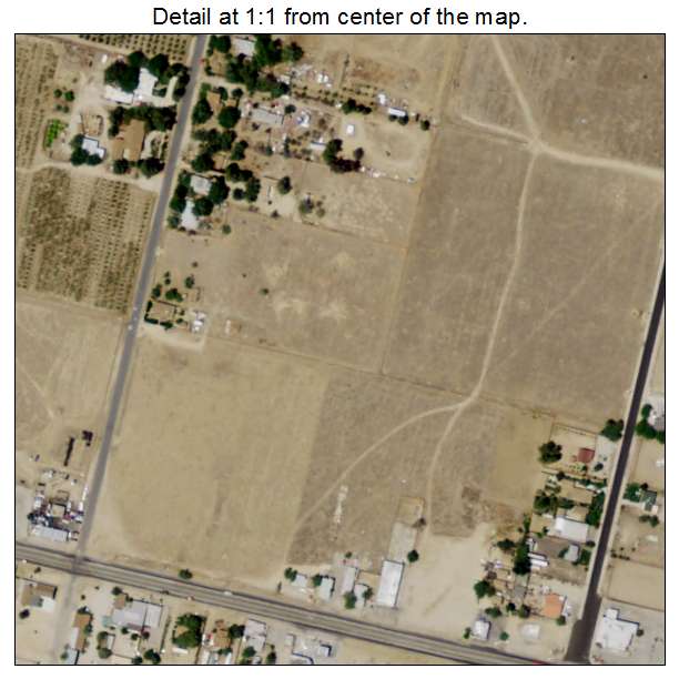 Littlerock, California aerial imagery detail