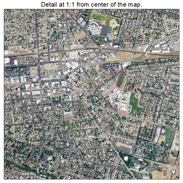 Livermore, California aerial imagery detail