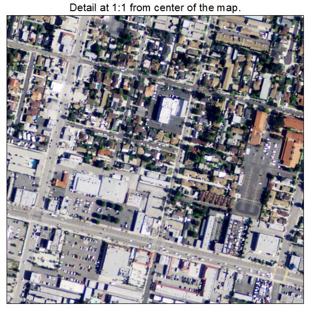 Lomita, California aerial imagery detail