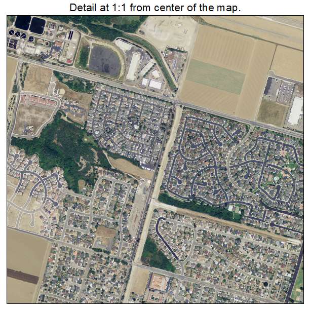 Lompoc, California aerial imagery detail