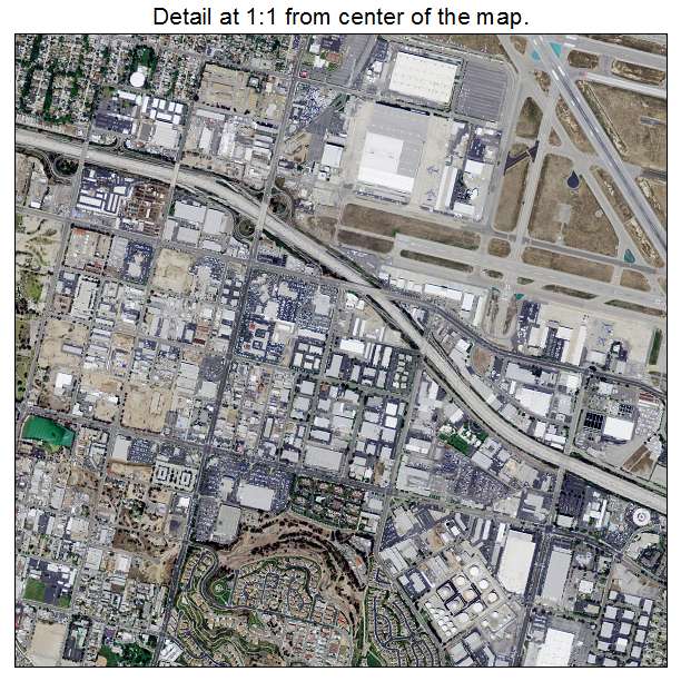 Long Beach, California aerial imagery detail